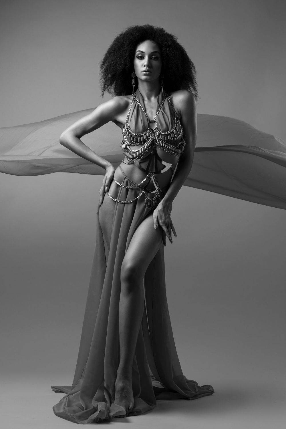 black and white, fashion, portrait, model, modeling, glance, Yury Romanov