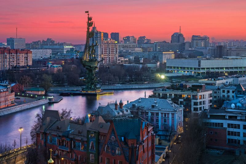 Москва с высоты фото превью