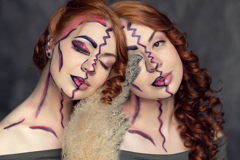 постановочная фотография женский портрет  ПРОЕКТ \