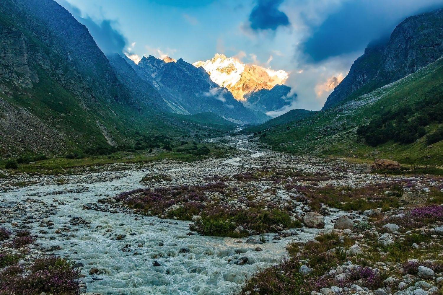 горы,восхождение,кавказ,облака,  Эстелла
