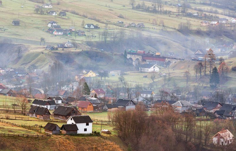 Утро в Карпатах фото превью