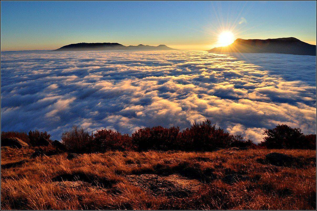 крым, осень, г.демерджи, вечер, туман, АНАТОЛИЙ ДОВЫДЕНКО