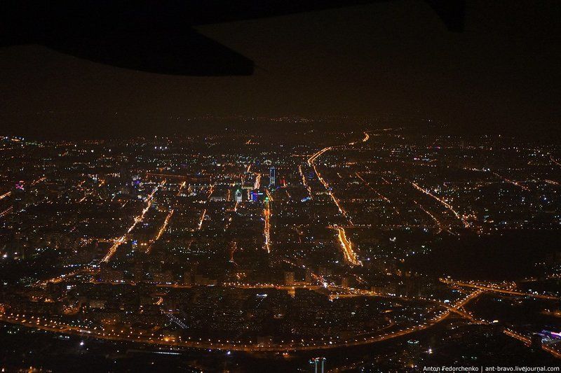 высота, город, екатеринбург, ночной Ночной Екатеринбург (~1000 метров) фото превью