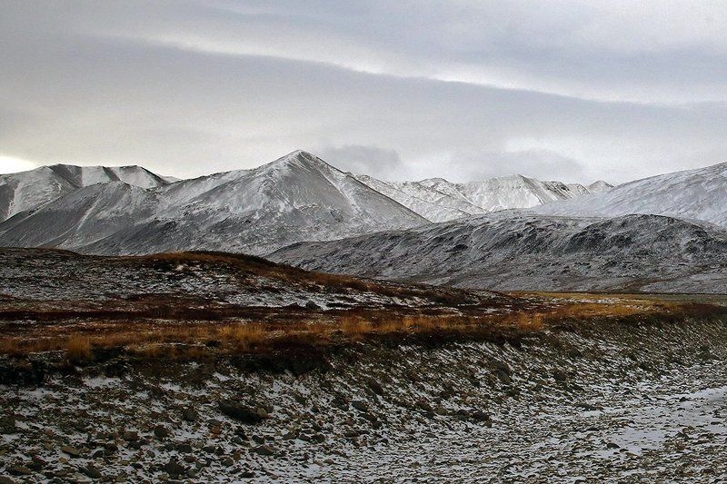россия, чукотка, пейзаж, сопки Чукотская осень. фото превью