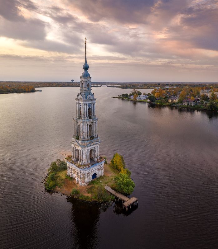 калязин, тверская область, колокольня Калязин фото превью
