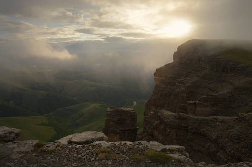 Закат в горах