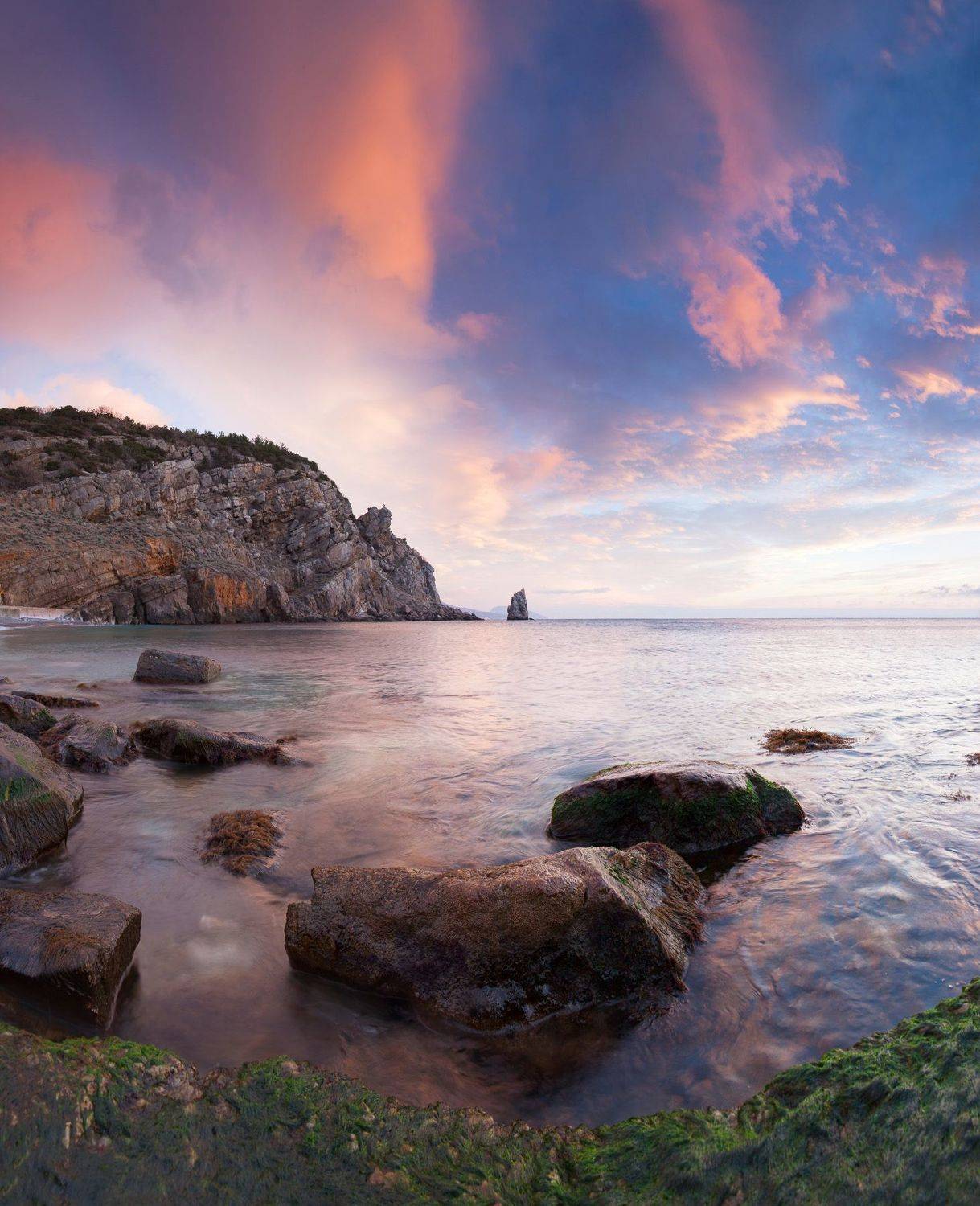 скала парус, ай-тодор, черное море, ялта, крым, ласточкино гнездо, море, пейзажи крыма, шторм, волна, Serge Titov