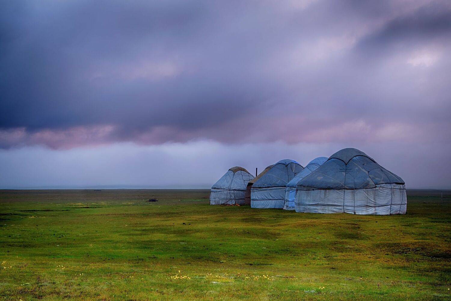 кыргызстан, горы, сон-куль, рассвет, Элина Магалимова