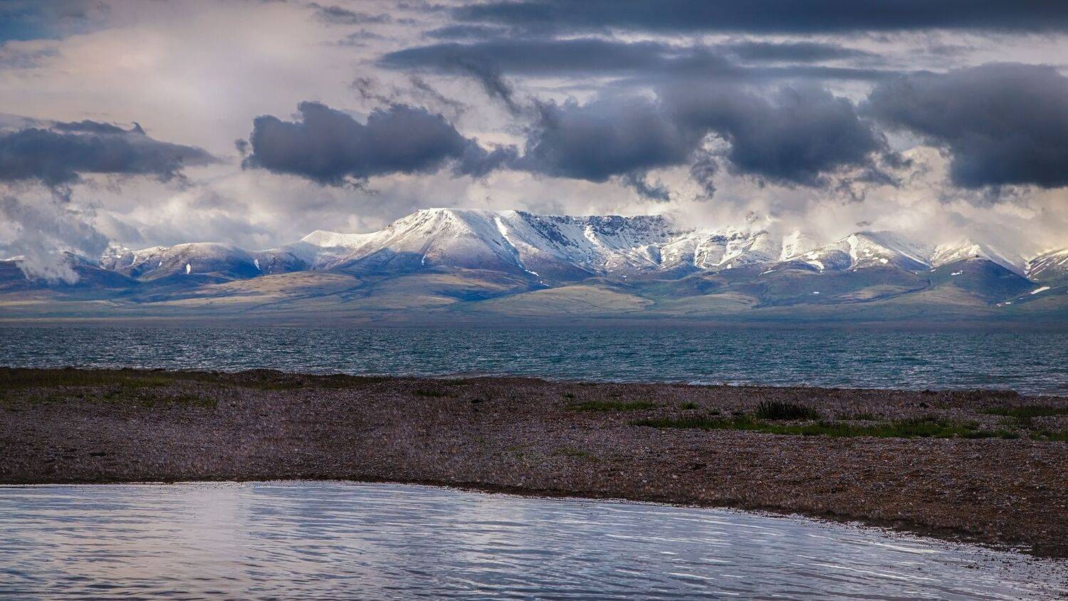 кыргызстан, горы, сон-куль, рассвет, Элина Магалимова