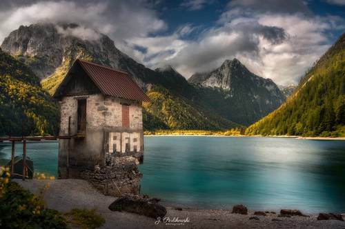 Morning in teh Alps