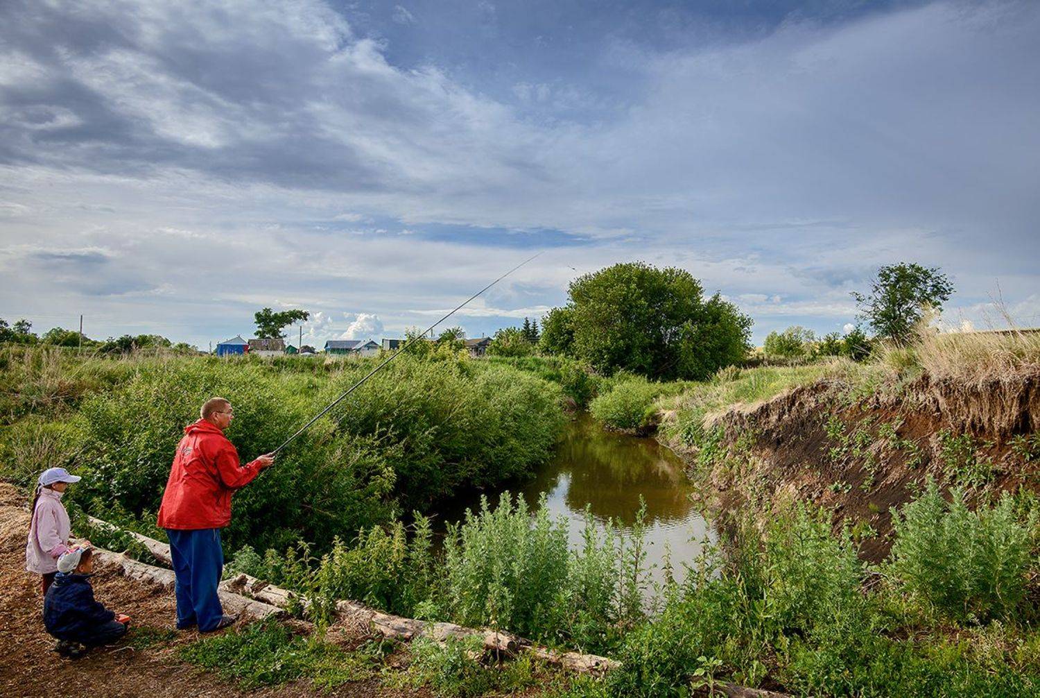 Лето, июнь, село, Владислав Никишин