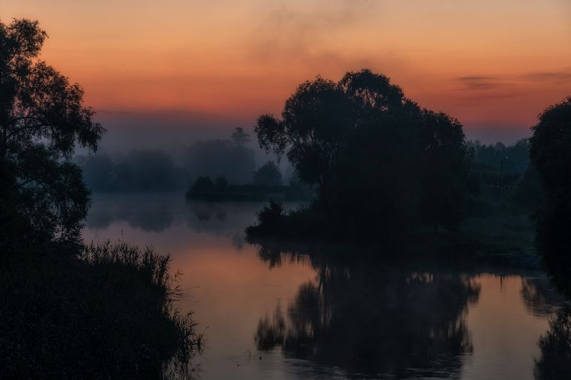 шебекино, титовка, рассвет, река нежеголь, shebekino, titovka, dawn, nezhegol river В предрассветной тишине. фото превью