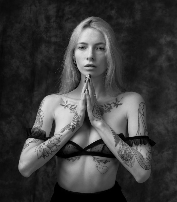 студийный портрет, красивая девушка, женский портрет, концептуальное, будуар Александра фото превью