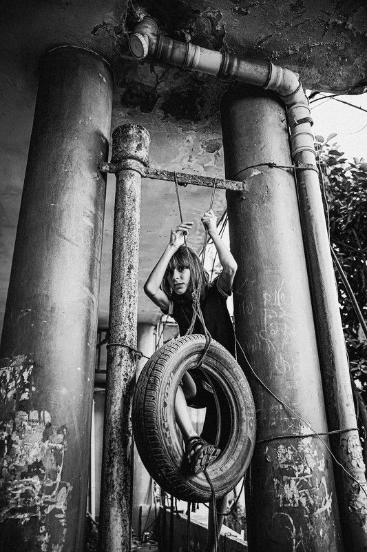 цыгане дети черно белое репортаж грязь быт Цыгане фото превью