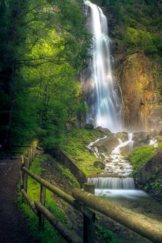 Waterfalls of the Georges du Triege, Swiss