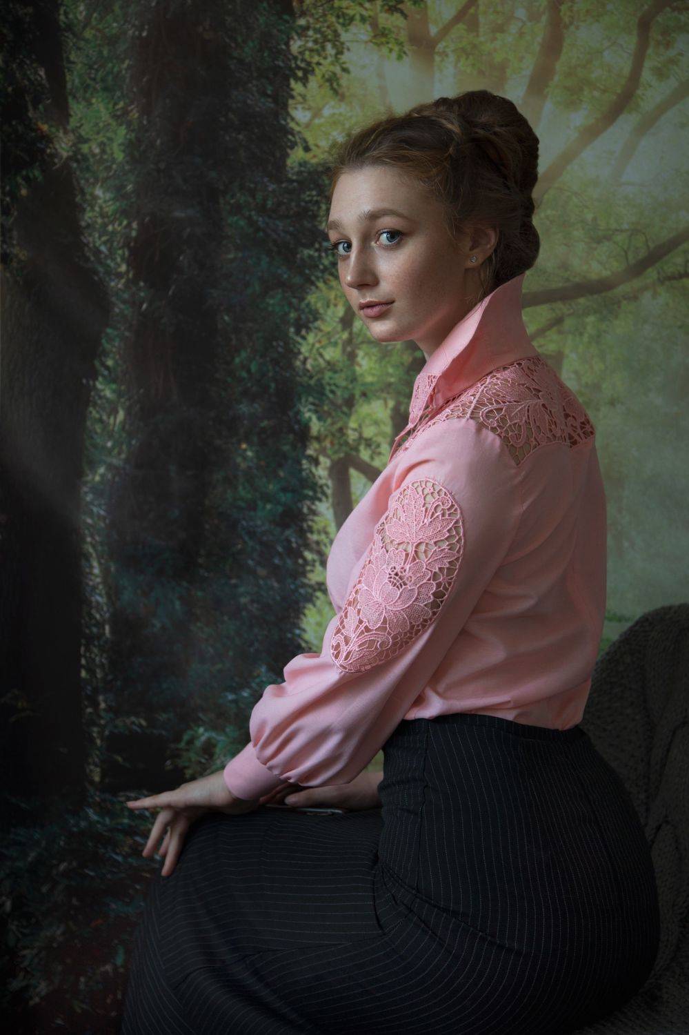 женский портрет, ретро, винтаж, female portrait, ritratto femminile, Ольга Плотникова