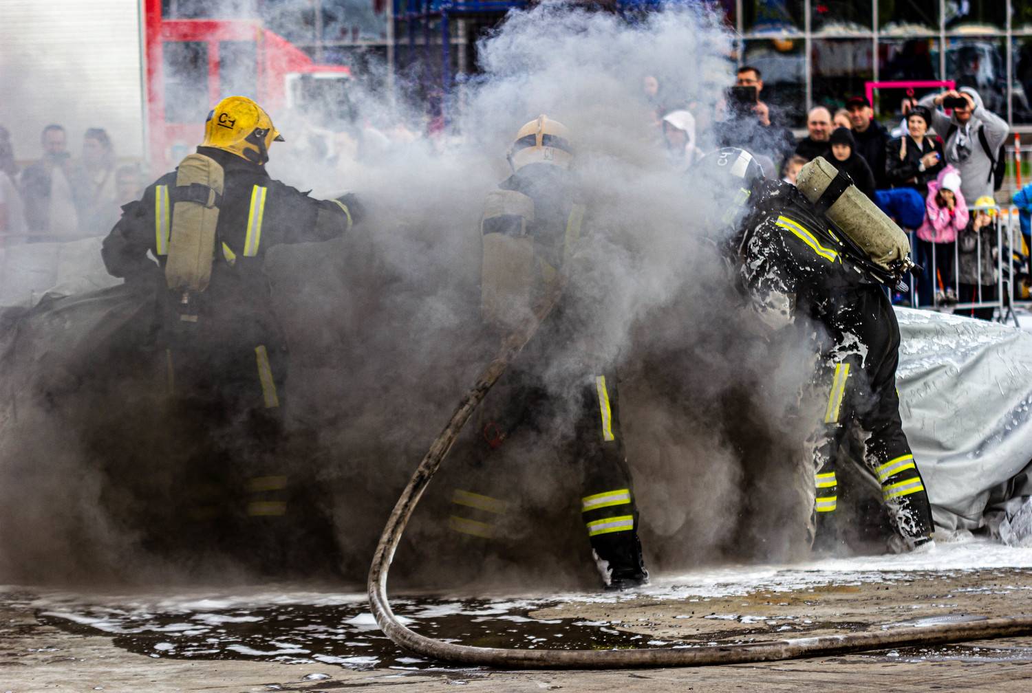 мчс пожар россия огонь дым тушение вода, Сергей Лашнев