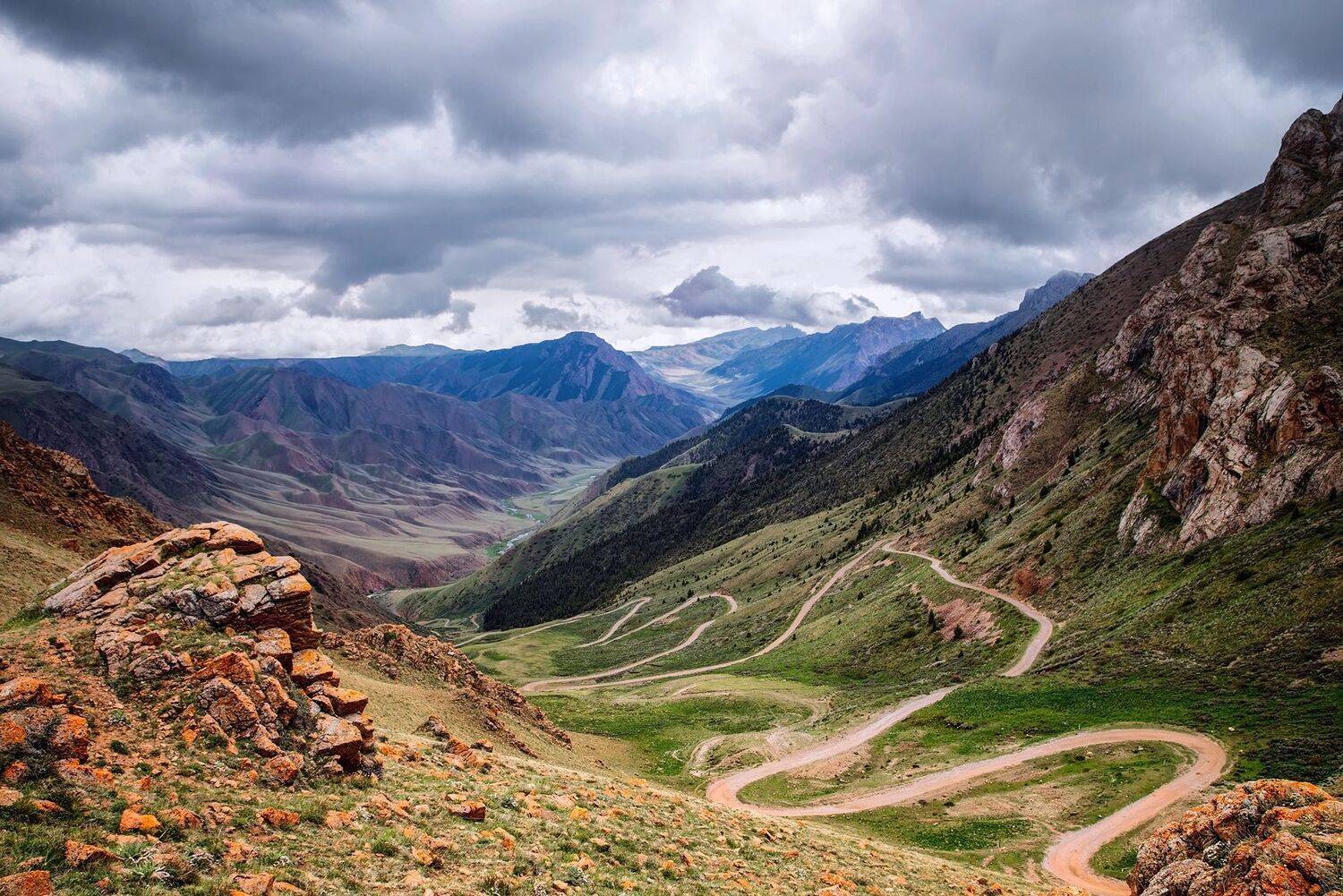 кыргызстан, горы, сон-куль, Элина Магалимова