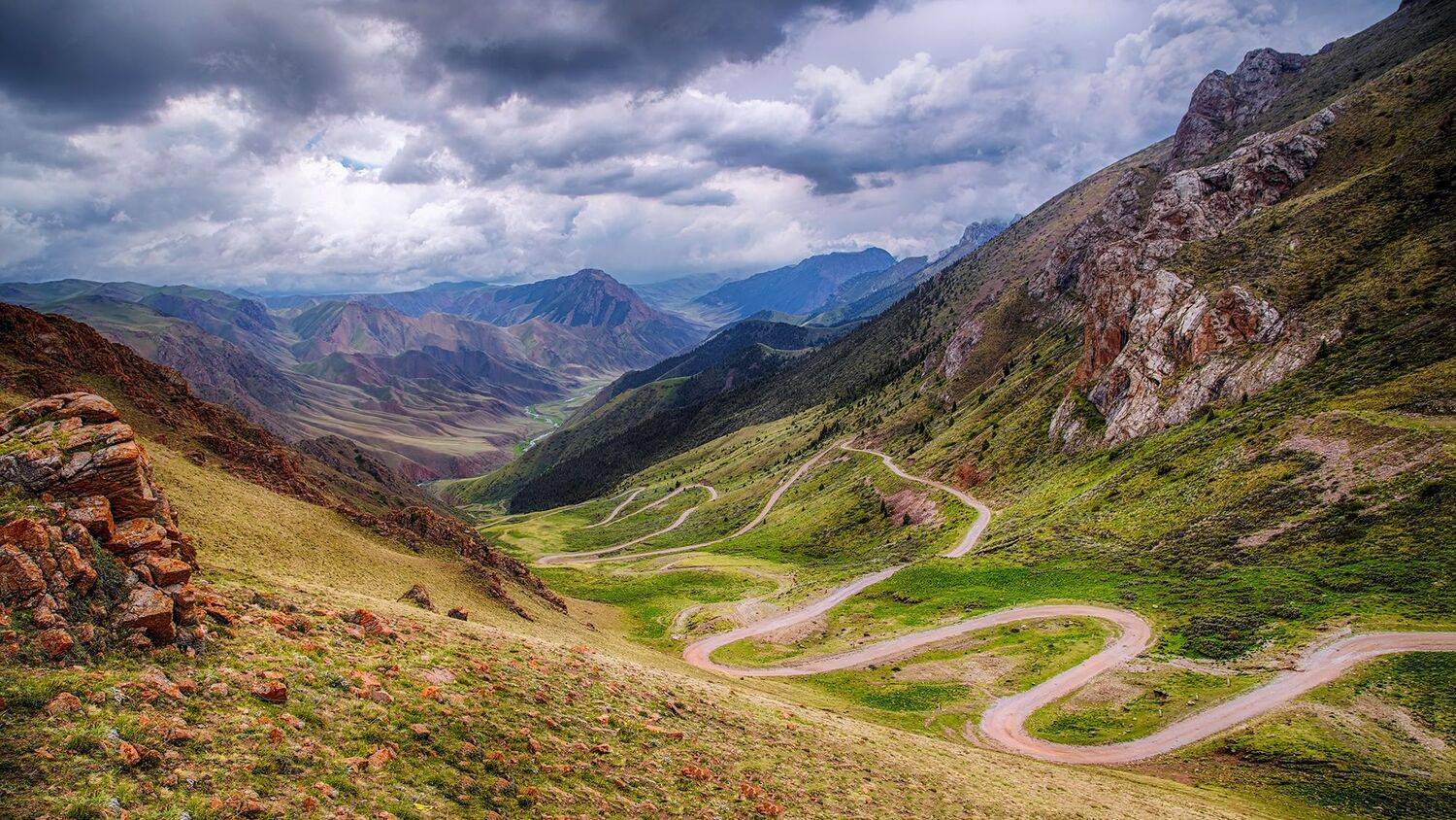 кыргызстан, горы, сон-куль, Элина Магалимова