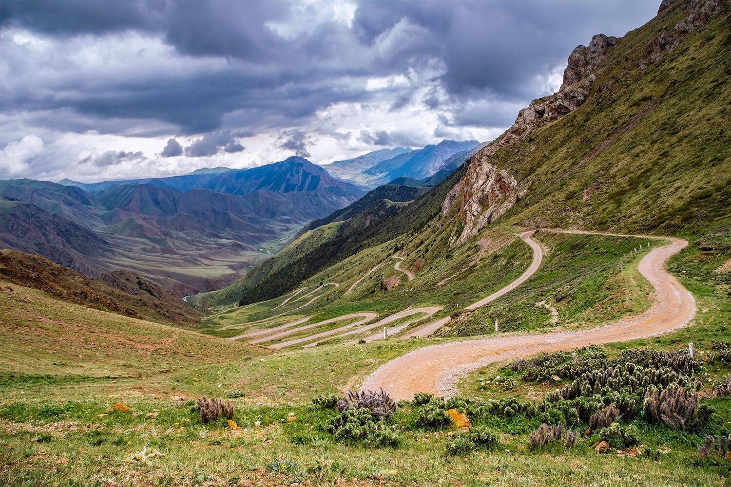 кыргызстан, горы, сон-куль, Элина Магалимова