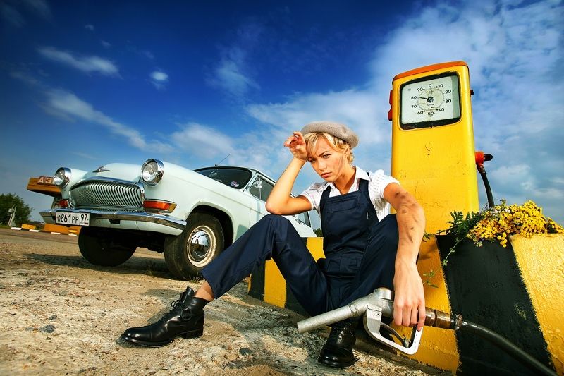 Бензоколонка/Gas station фото превью