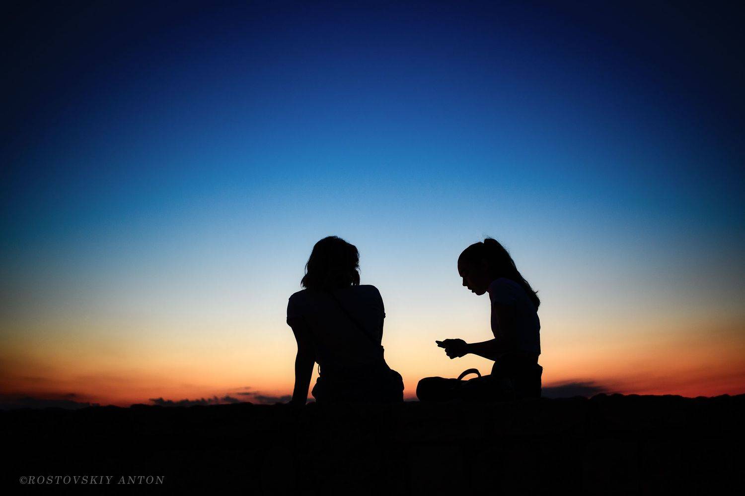 закат, силуэт, фототур, девушки, Антон Ростовский