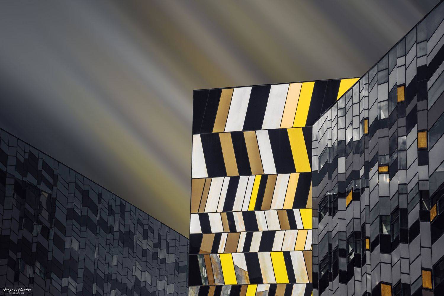 abstarct, facade, puzzle, geometry, lines, day, light, architecture, city, urban, Moscow, Skolkovo, Russia , Сергей Гладков