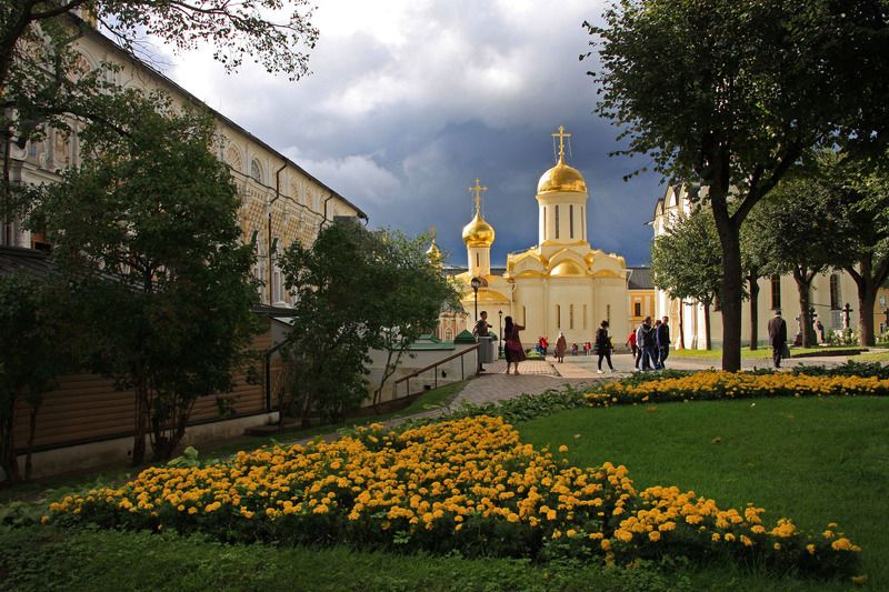 свято-троицкая сергиева лавра, Золотые купола... фото превью