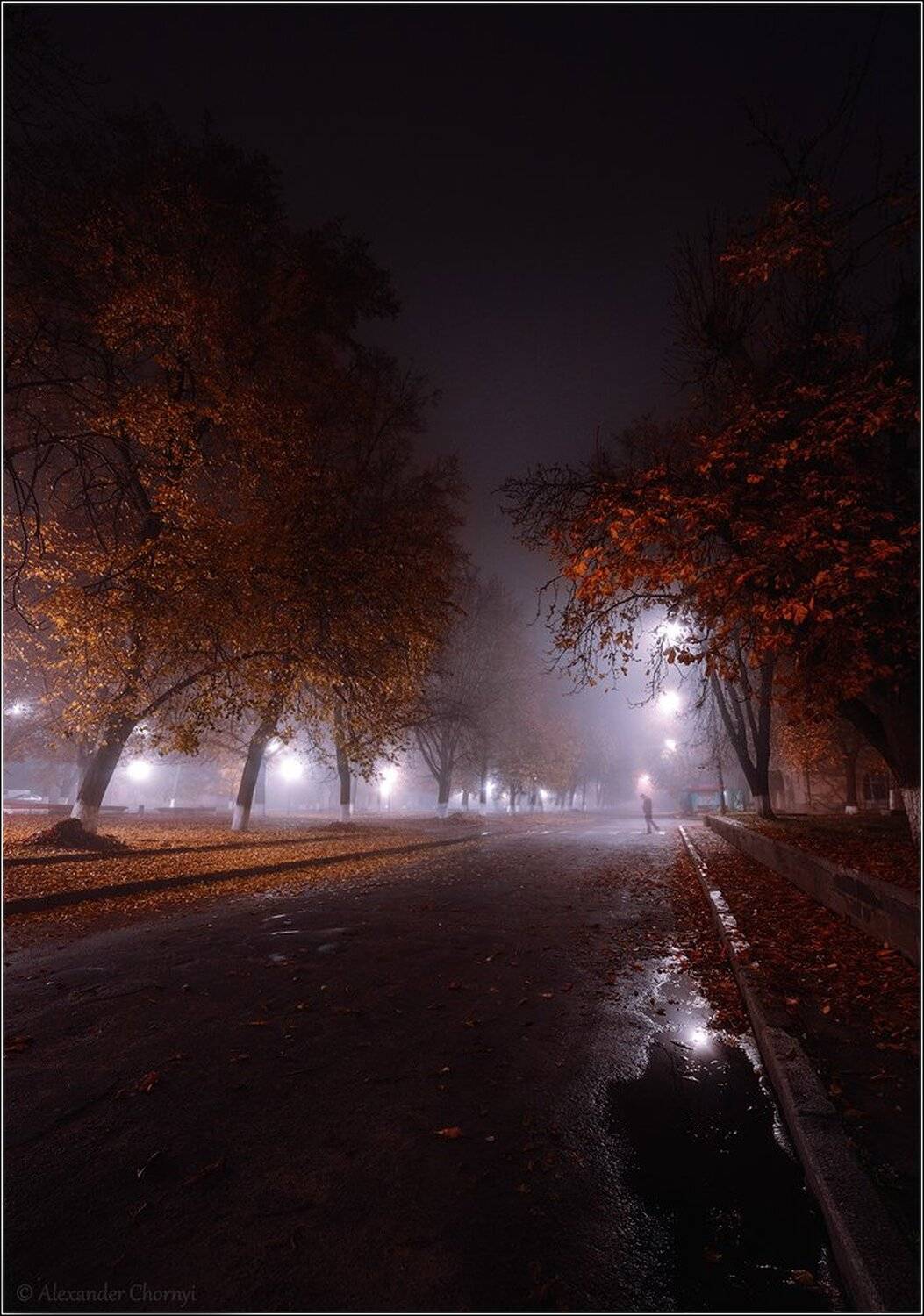 Город, Коростышев, Туман, Утро, Александр Чорный