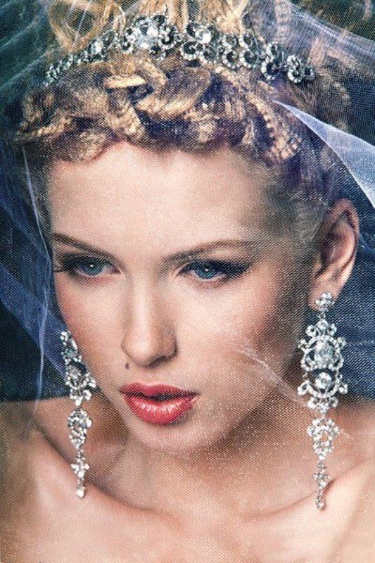 Beauty, Girl, Portrait, Studio, Wedding, Woman Портрет невесты фото превью