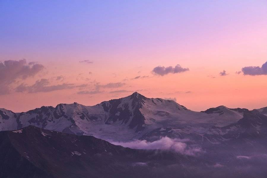 горы, кавказ, закат, даль, Шарапов Сергей