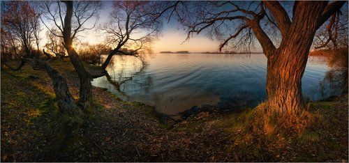 / Провожая день /