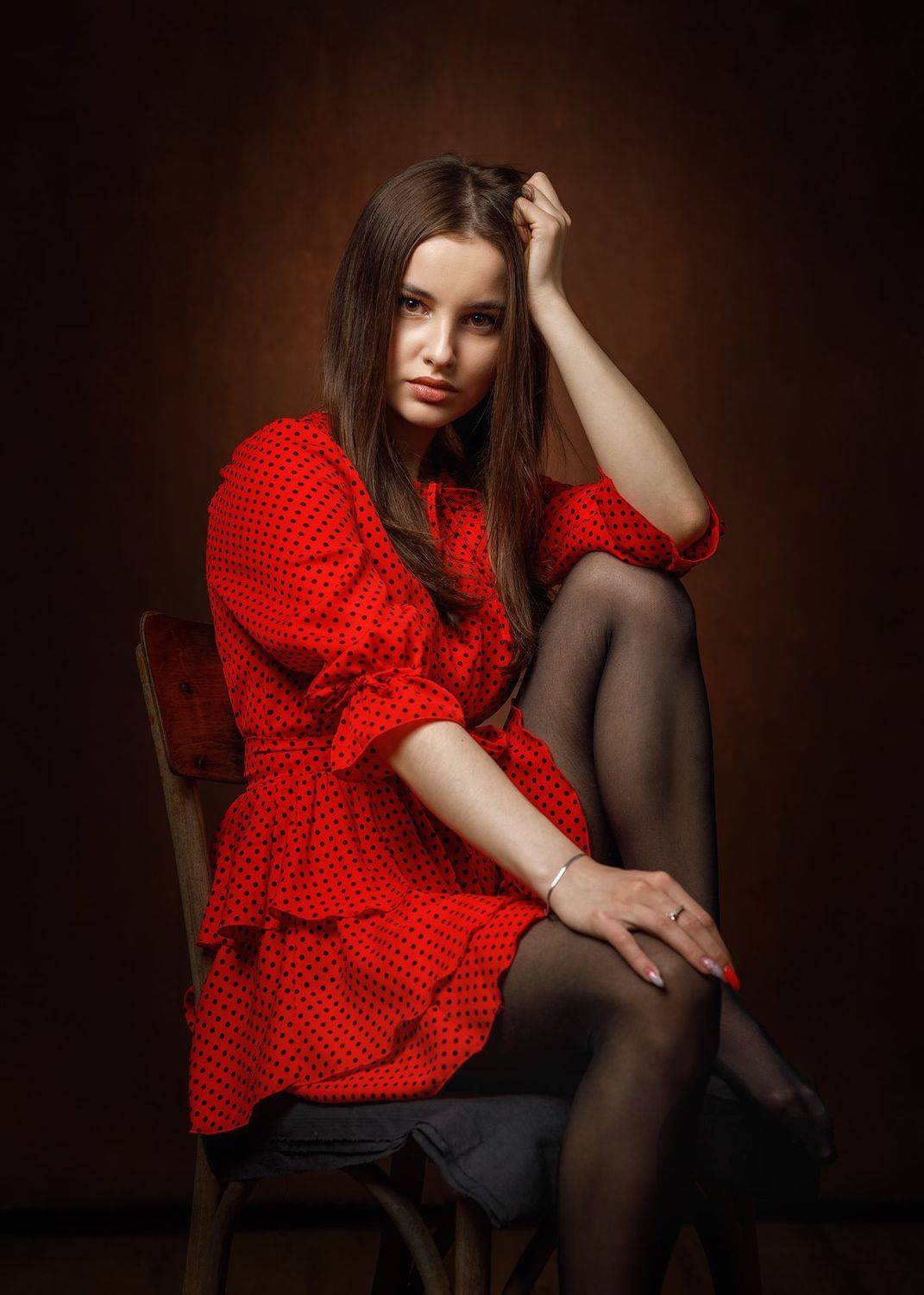 портрет, девушка, Сергеев Сергей