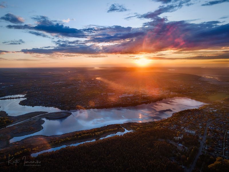 Майский закат фото превью