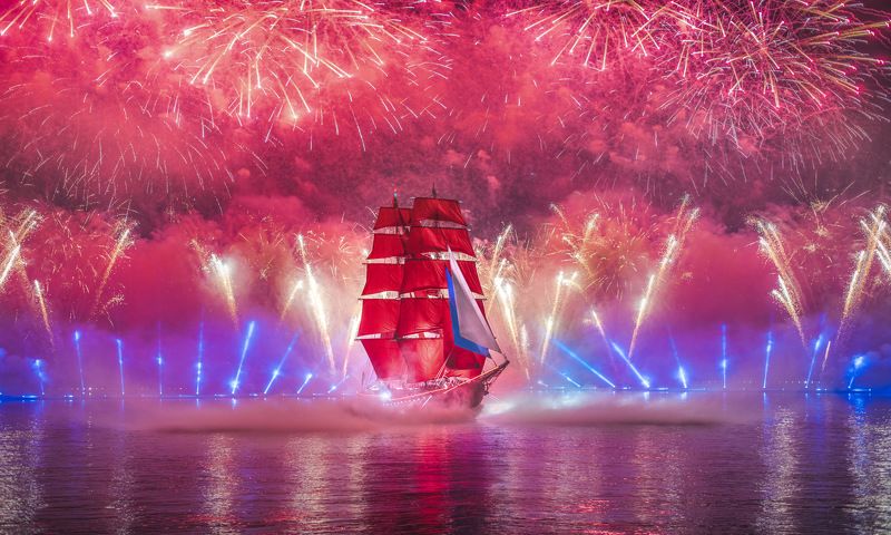 #алыепаруса, #scarletsails, #спб, #питер, #белыеночи, #бригроссия, #банкроссия, #парусник, #праздник, #выпускной, #салют, #нева, #петропавловскаякрепость, #nikon, #nikonrussia, #фейерверк Алые Паруса, версия 2021 фото превью