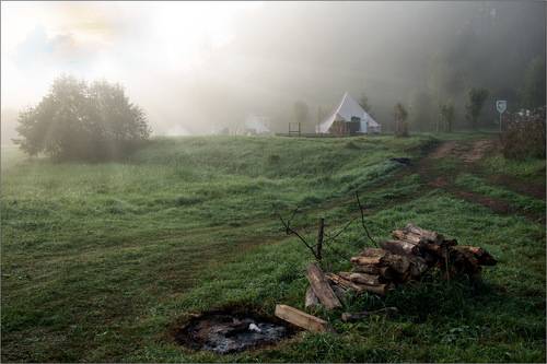 Утро в кемпинге