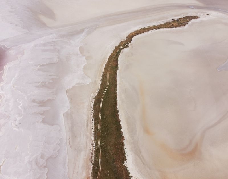 Линии розового озера фото превью