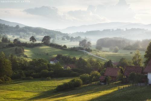 Вечерние туманы