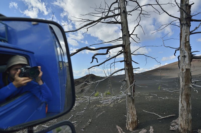 Камчатка, Россия, вулкан, Толбачик, Мертвый лес, автопортрет, приключение, путешествие, шагнивнеизведанное Камчатка (из цикла) фото превью