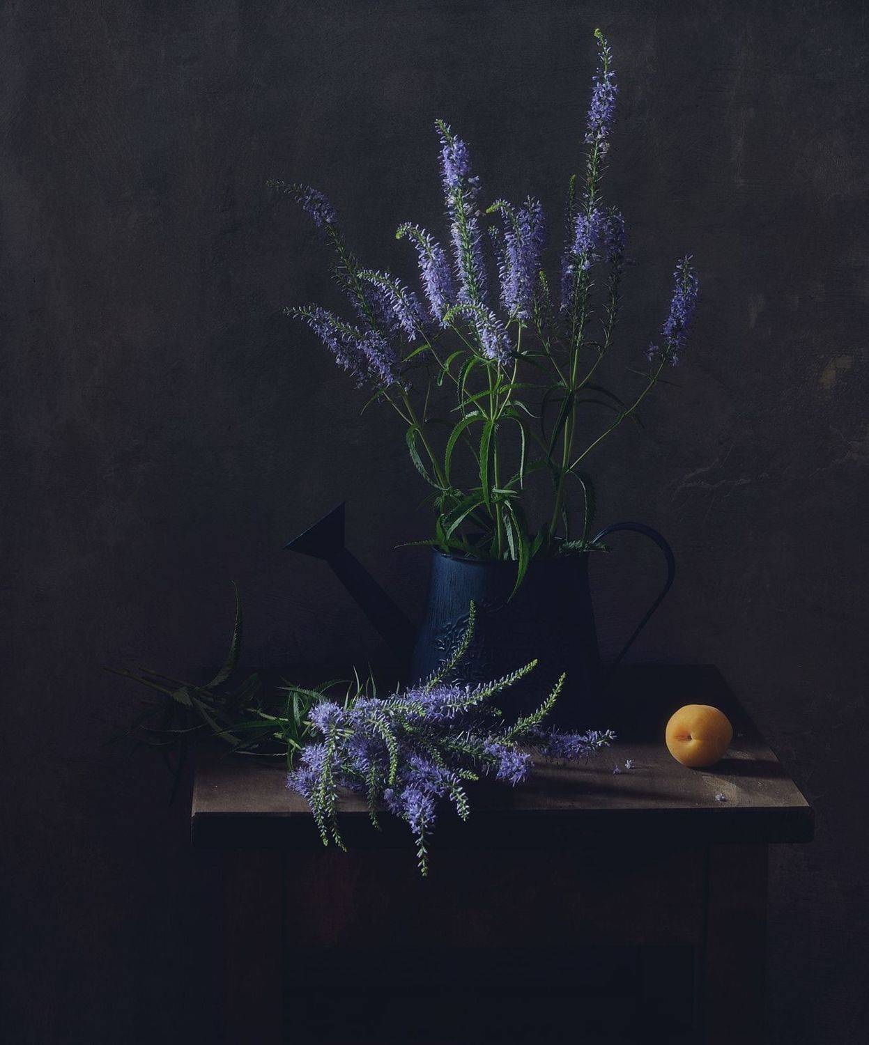 натюрморт,лето,цветы,букет,абрикос,вероника, Наталия К