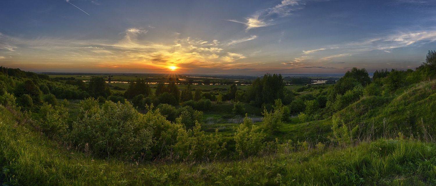 реки,закат,красоты средней полосы россии., Анатолий Салтыков