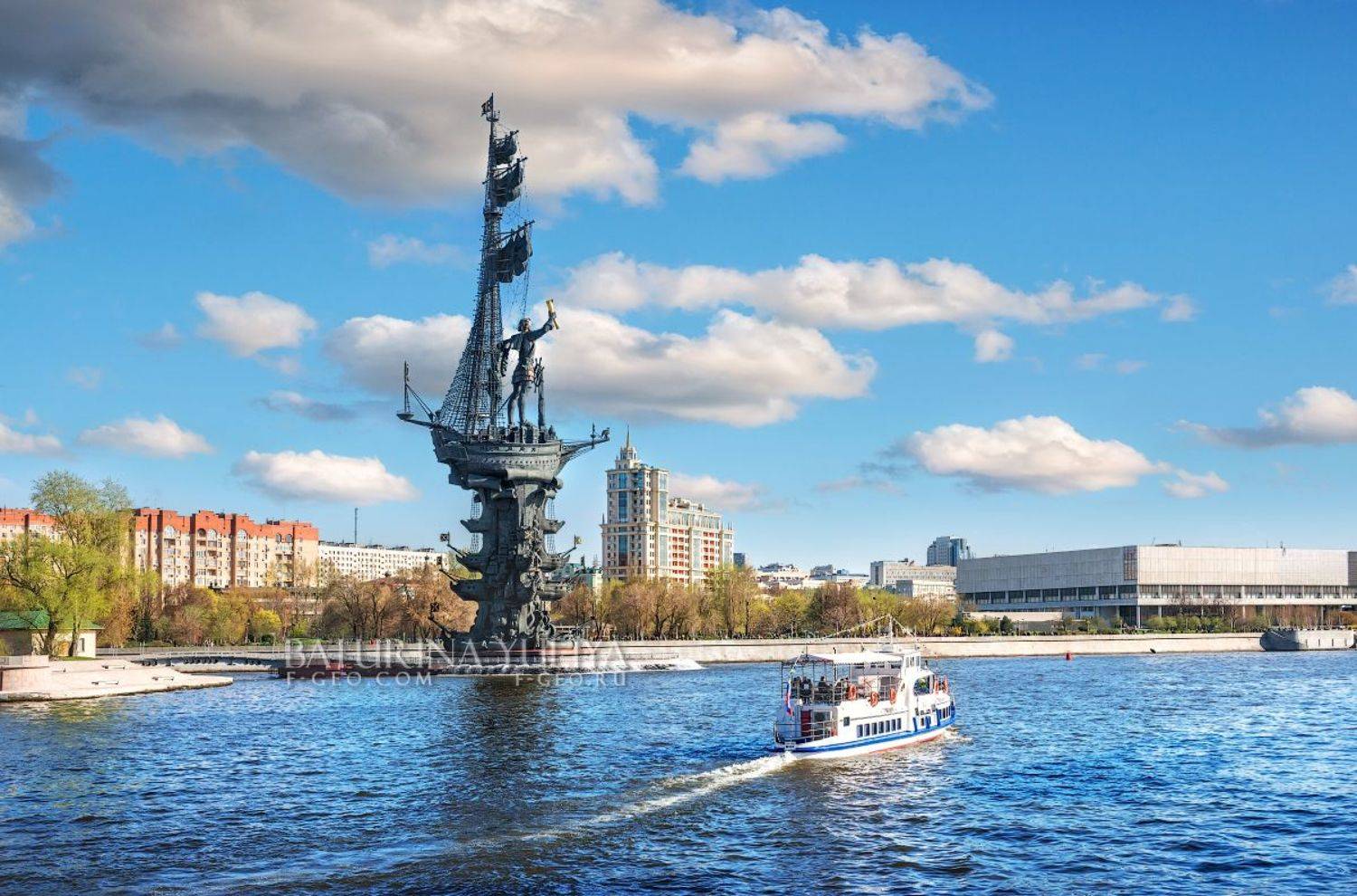 москва, петр первый, корабль, москва-река, Юлия Батурина