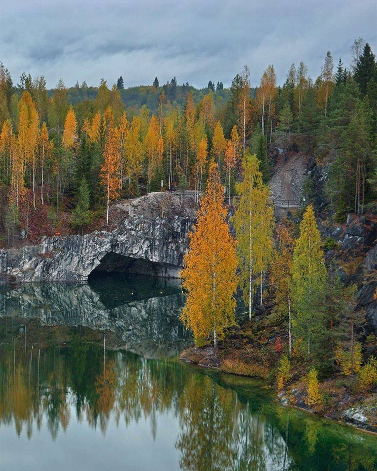 карелия, осень, рускеала, Петр Косых