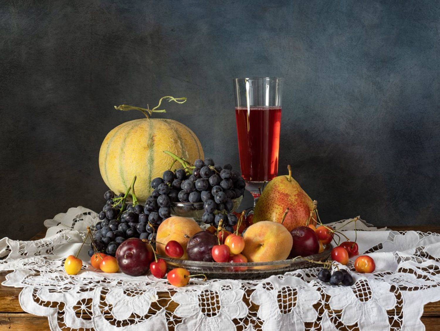 натюрморт, фрукты, дыня, Оля