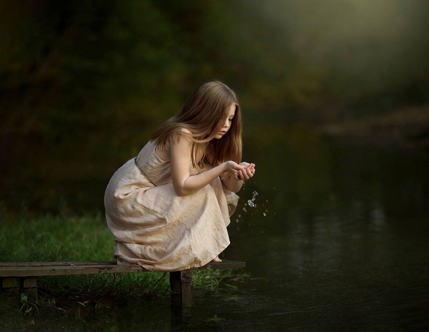 вода, девочка, капли, Алёна Алексеева