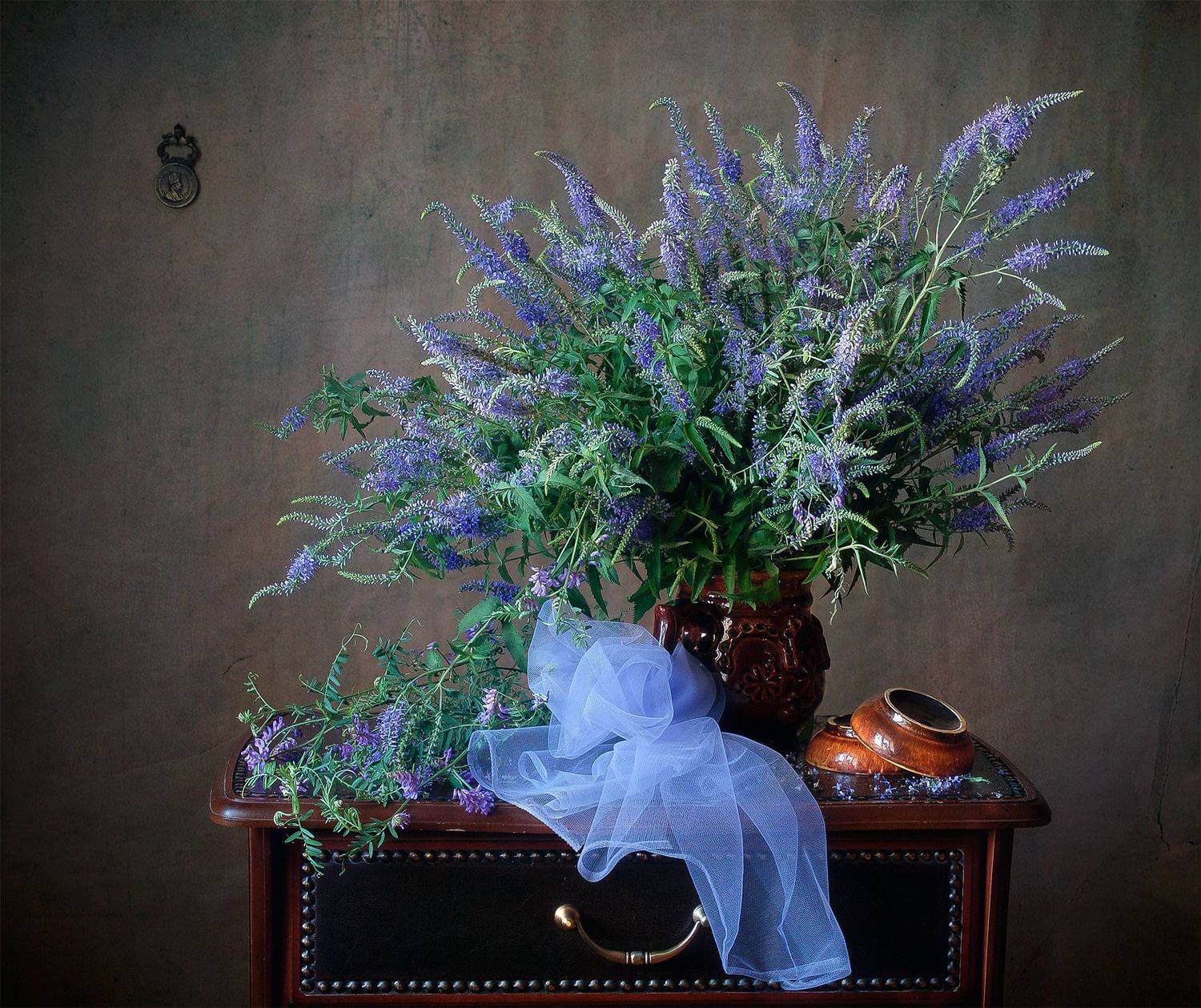 миламиронова, фотонатюрморт, лето, букет, цветы, вероника, луговые, Мила Миронова