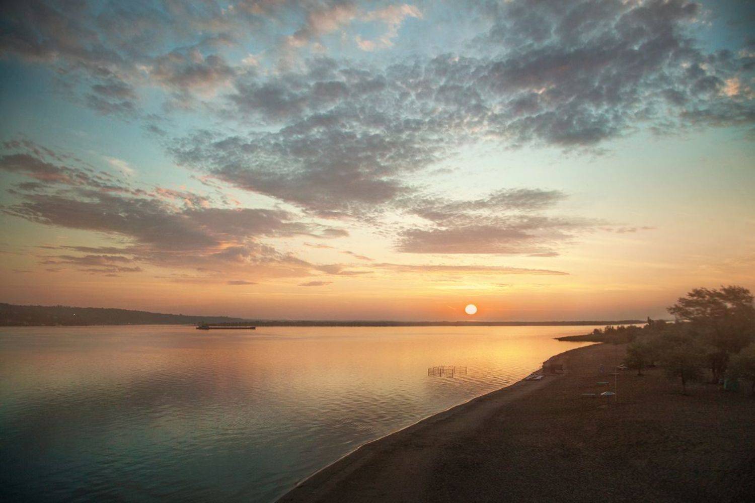 пейзаж рассвет россия Landschaft Himmel Sonnenaufgang, Мария Шмидт