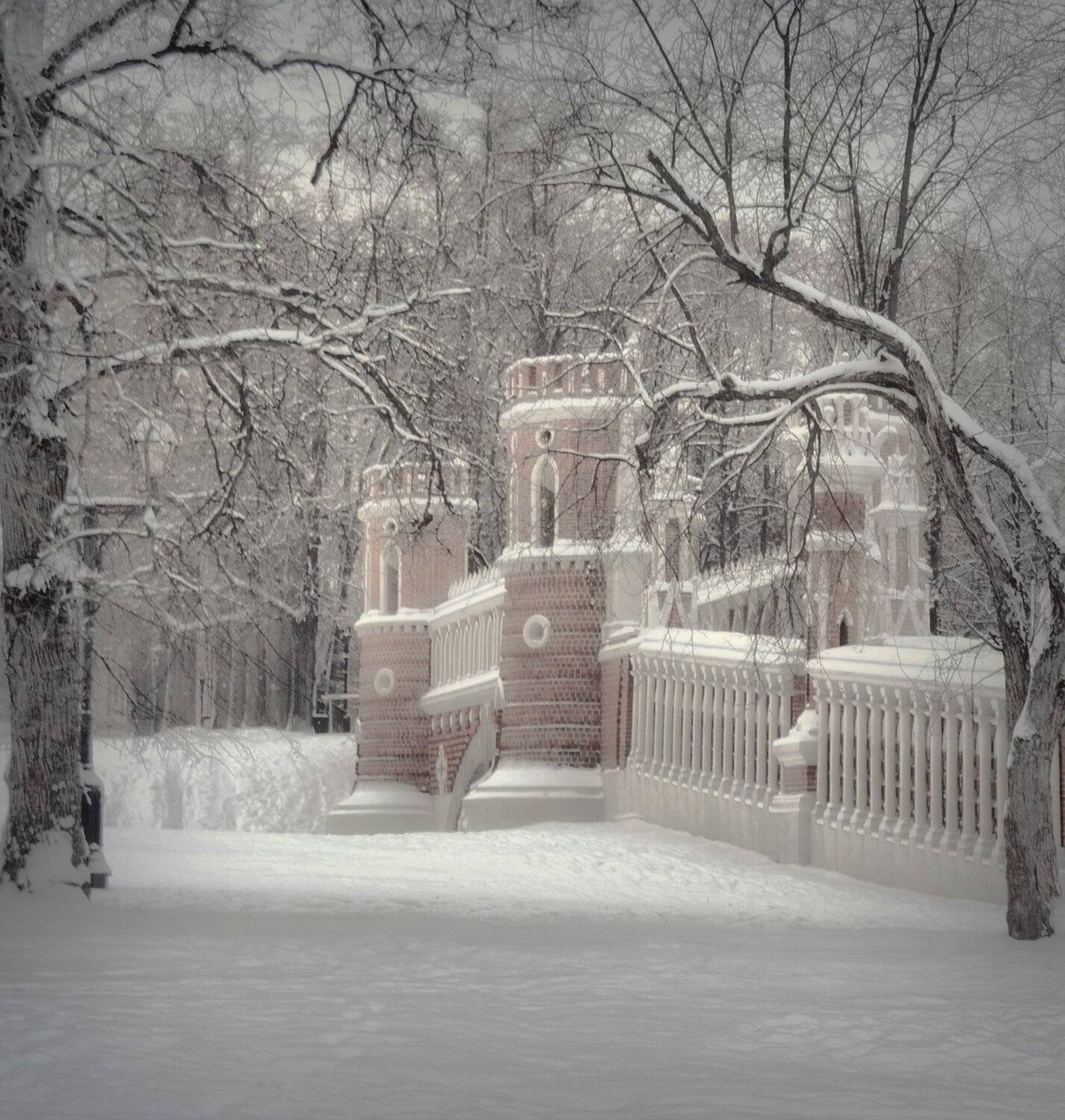 Mikhail Novikov , Архитектура ,пейзаж , зима , , Михаил Новиков