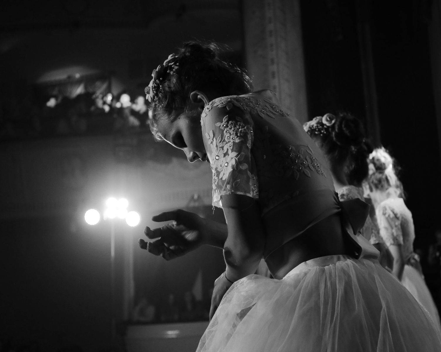 танец, девушка, чб, Anastasia Tkachenko