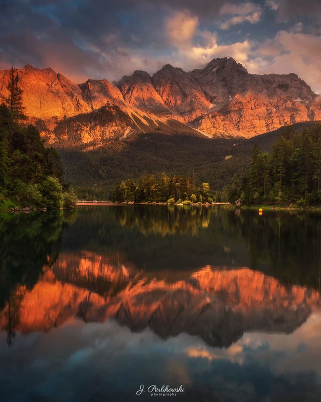 alps, mountains,roam Burning mountains фото превью